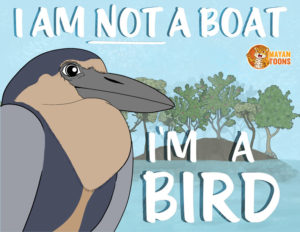 Boat-billed-heron-Cochlearius-cochlearius-Mayan-comic-book-characters-preview-web-1